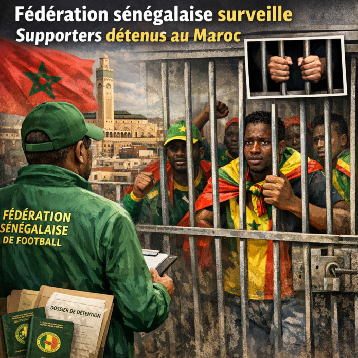 Fédération sénégalaise surveille des supporters sénégalais détenus au Maroc, en collaboration avec les autorités loca