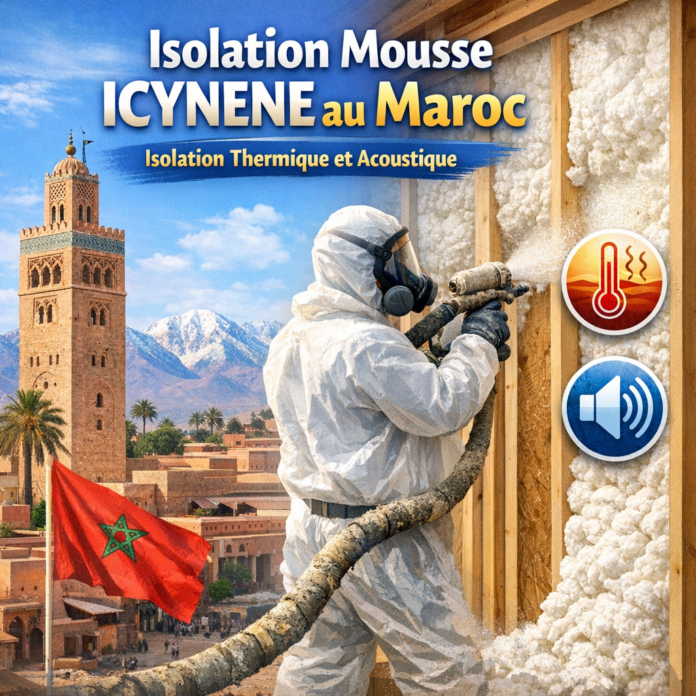 Isolation mousse ICYNENE Maroc