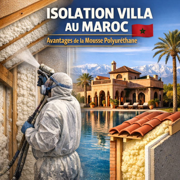 L’isolation villa Maroc